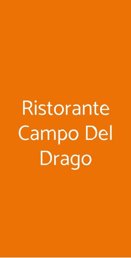 Image result for Ristorante Campo del Drago