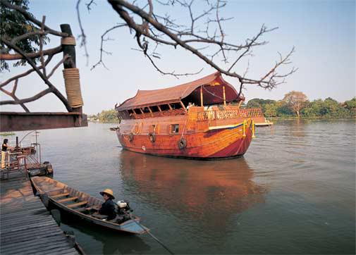 Image result for Rice Barge Cruise By Benjarong Boat