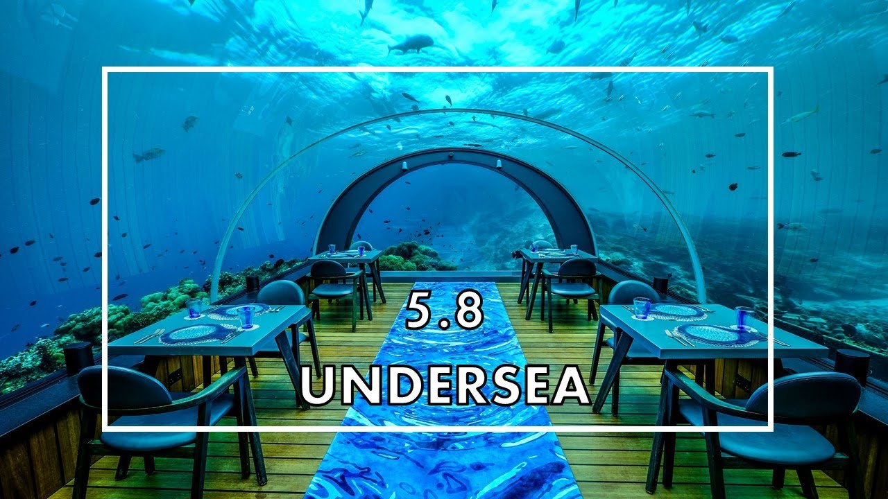 Image result for 5.8 Undersea Restaurant @ Hurawalhi Maldives