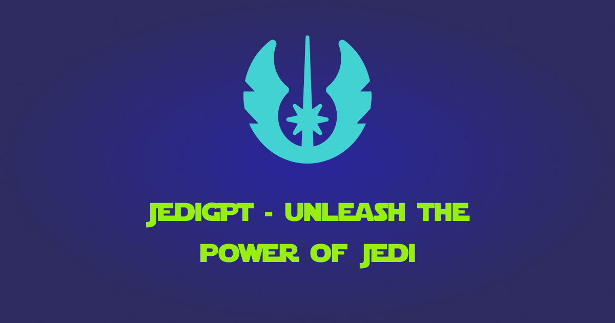 Image result for JediGPT