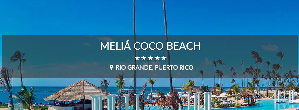 Melia Coco Beach Puerto Rico Virtual Travel Expo Directory