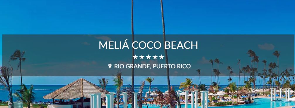 Meliá Coco Beach, Puerto Rico