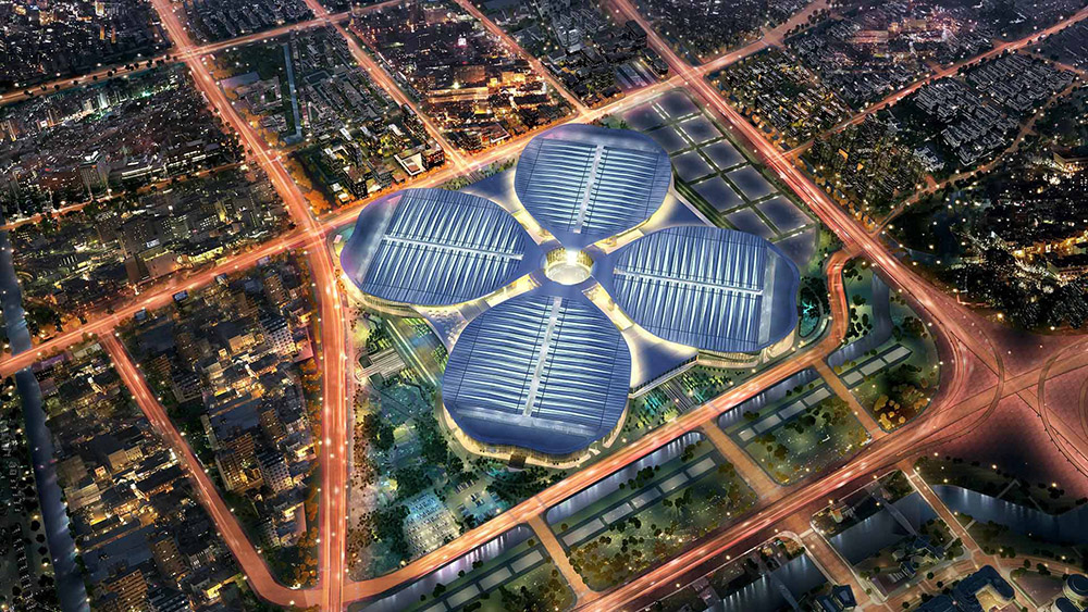 Image result for National Exhibition and Convention Center (Shanghai)