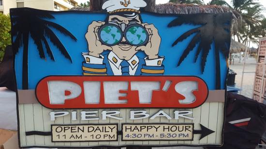 Image result for Piets Pier Bar (Hyatt Aruba Resort Spa and Casino)