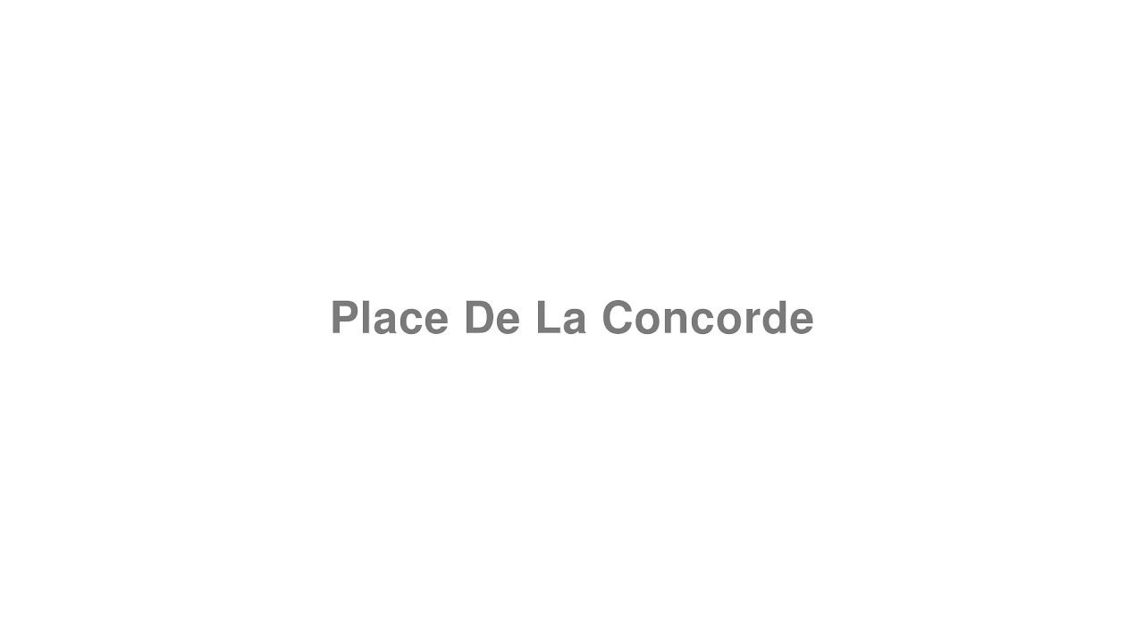 Image result for Place De La Concorde